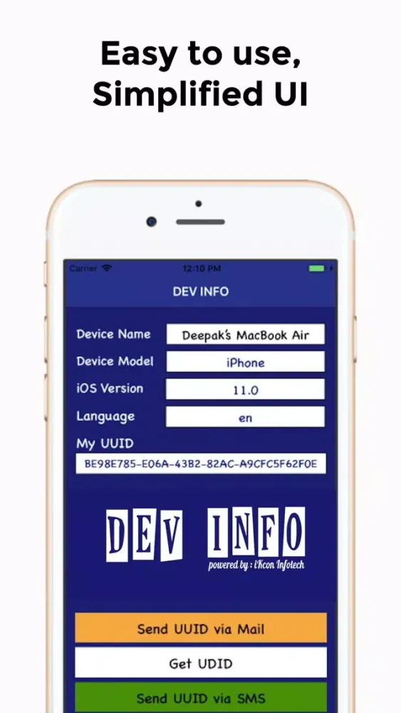 Capturas de pantalla de DevInfo