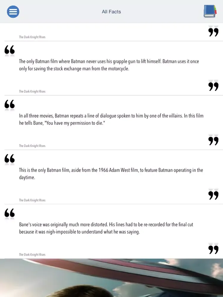 Entertainment Facts - Movie, TV and Game Trivia iPad  Screenshots