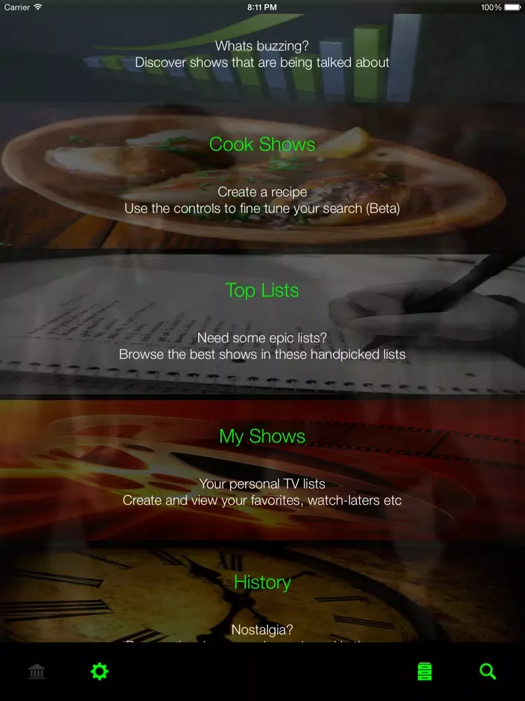 Find My Show iPad  스크린샷
