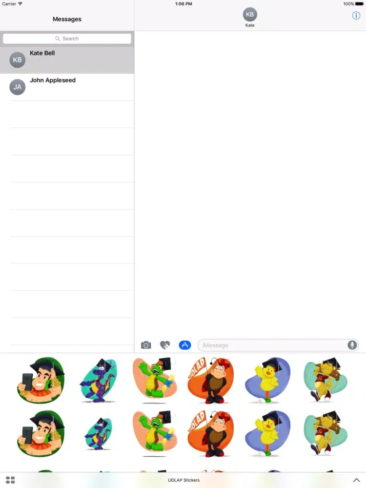 UDLAP Stickers iPad 應用截圖