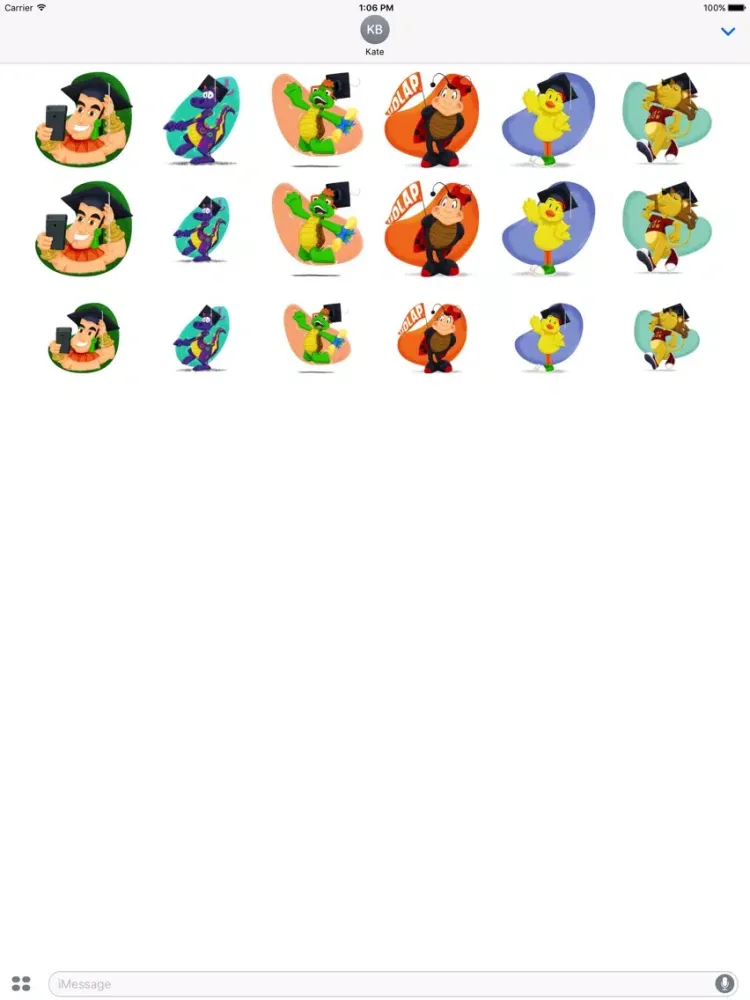 UDLAP Stickers iPad 應用截圖