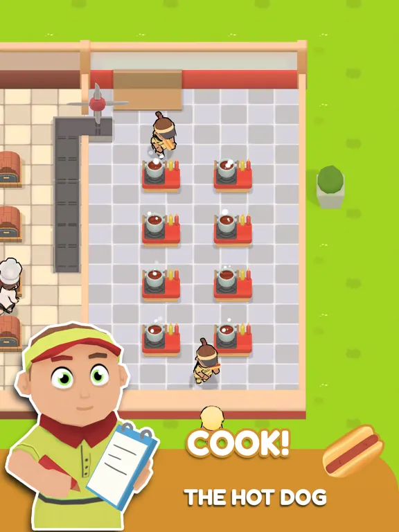 Ảnh chụp màn hình của Idle Food Tycoon 3D iPad 
