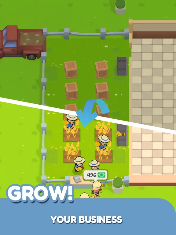 Ảnh chụp màn hình của Idle Food Tycoon 3D iPad 