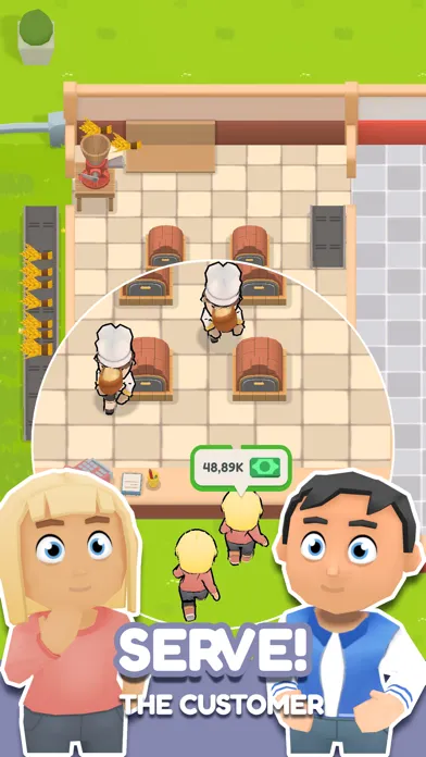 Ảnh chụp màn hình của Idle Food Tycoon 3D