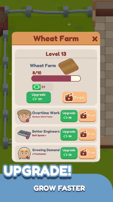 Ảnh chụp màn hình của Idle Food Tycoon 3D
