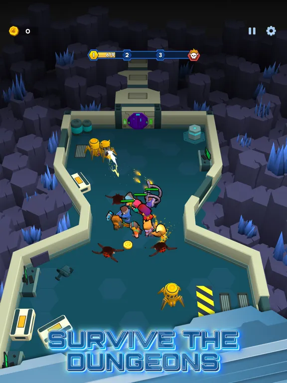 Capturas de tela do Space Heroes: Epic Galaxy RPG iPad 