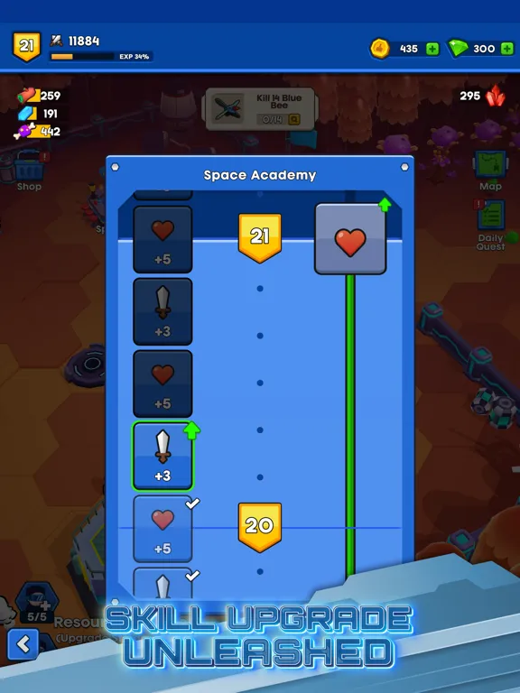 Capturas de tela do Space Heroes: Epic Galaxy RPG iPad 