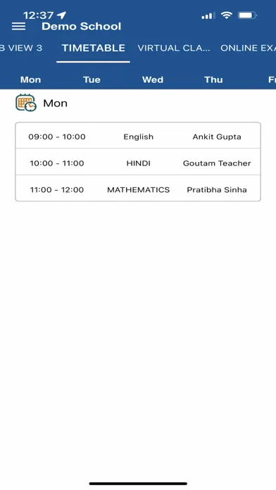 Ảnh chụp màn hình của My School ITALY