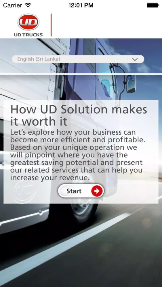 Tangkapan layar UD Cost Calculator