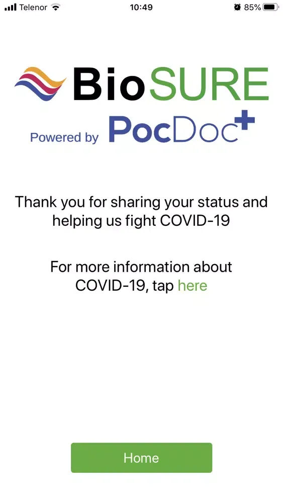 BioSure powered by PocDoc Screenshots