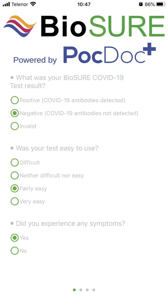 BioSure powered by PocDoc Screenshots