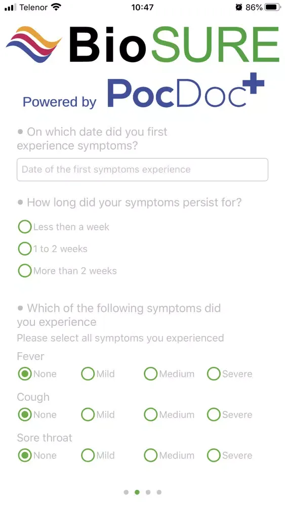 BioSure powered by PocDoc Screenshots