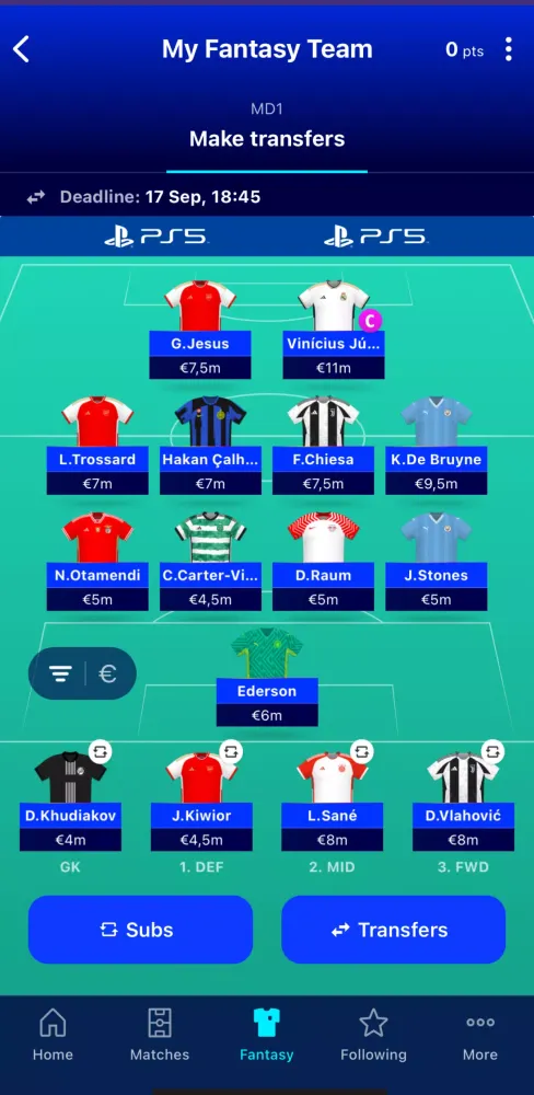 Champions League Official 스크린샷