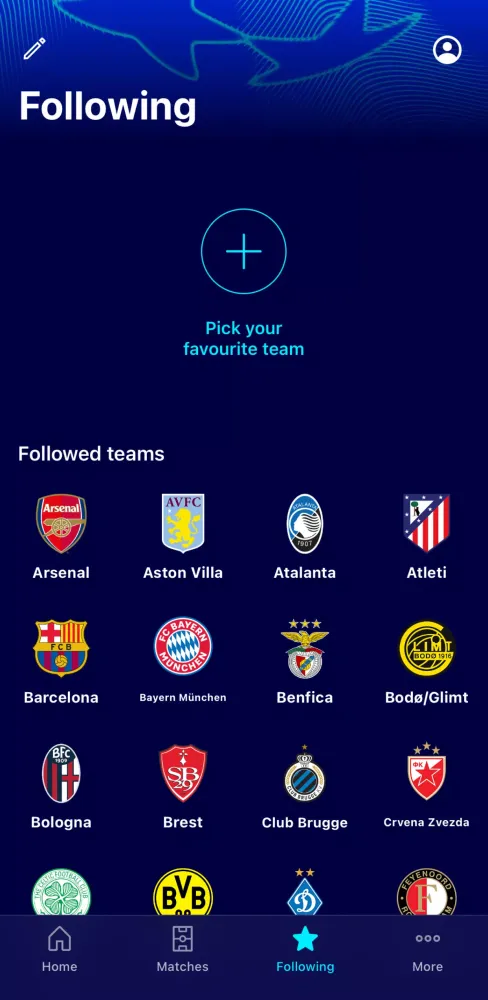 Champions League Official 스크린샷