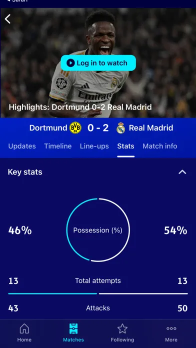 Capturas de pantalla de Champions League Official
