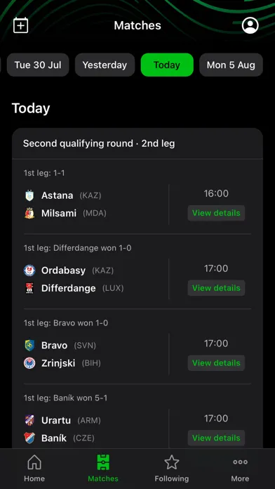 UEFA Conference League স্ক্রিনশট