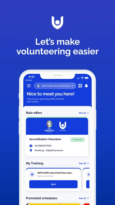 UEFA Volunteers स्क्रीनशॉट