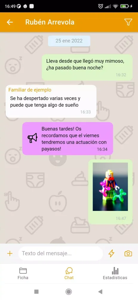 Capturas de pantalla de KinderClose Profesor