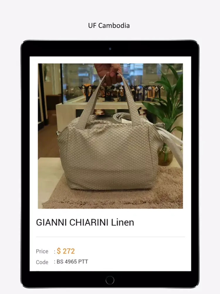 Tangkapan layar UF Cambodia iPad 