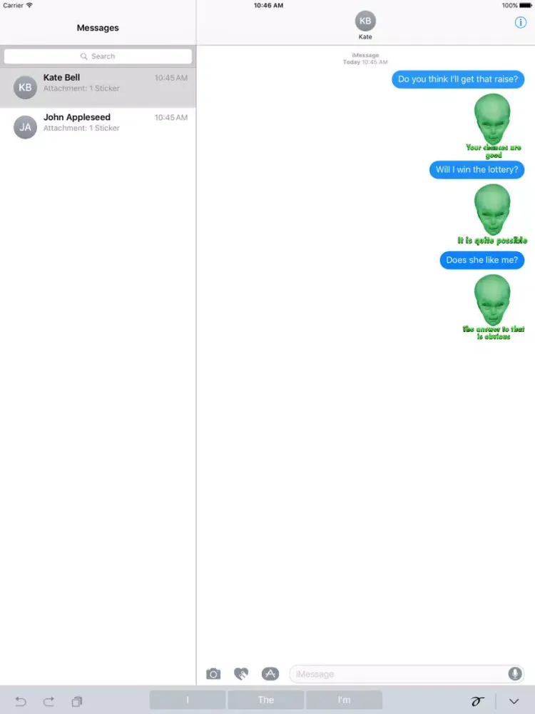 Ask An Alien Sticker Pack iPad  স্ক্রিনশট