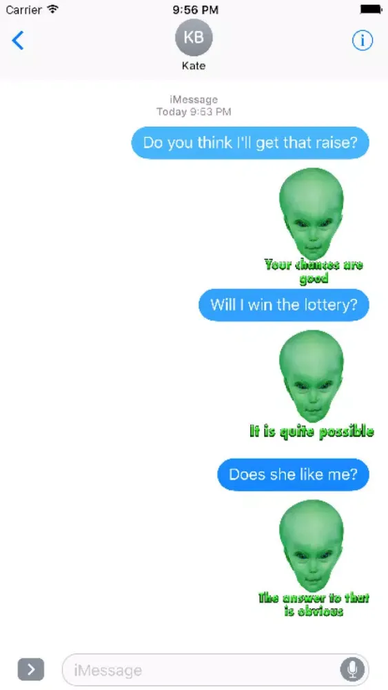 Ask An Alien Sticker Pack স্ক্রিনশট