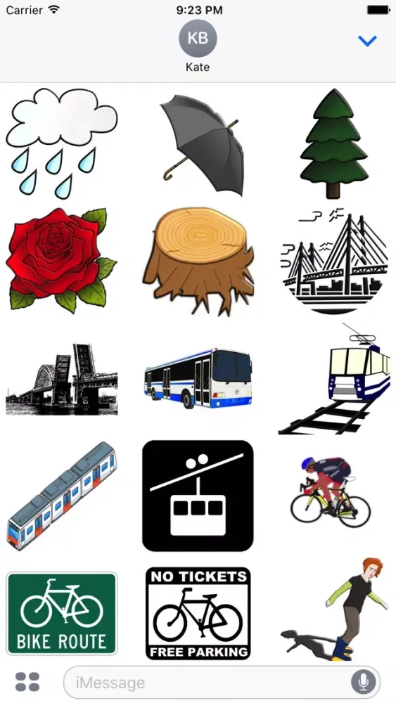 Portland Oregon Sticker Pack应用截图