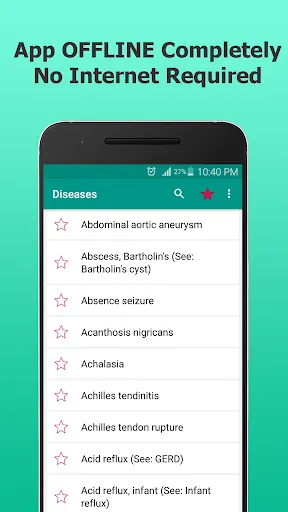Diseases Dictionary Offline Screenshots