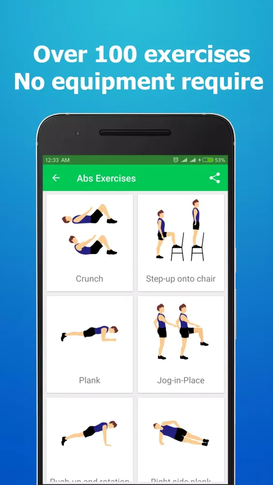 Home Workouts Ekran Görüntüleri