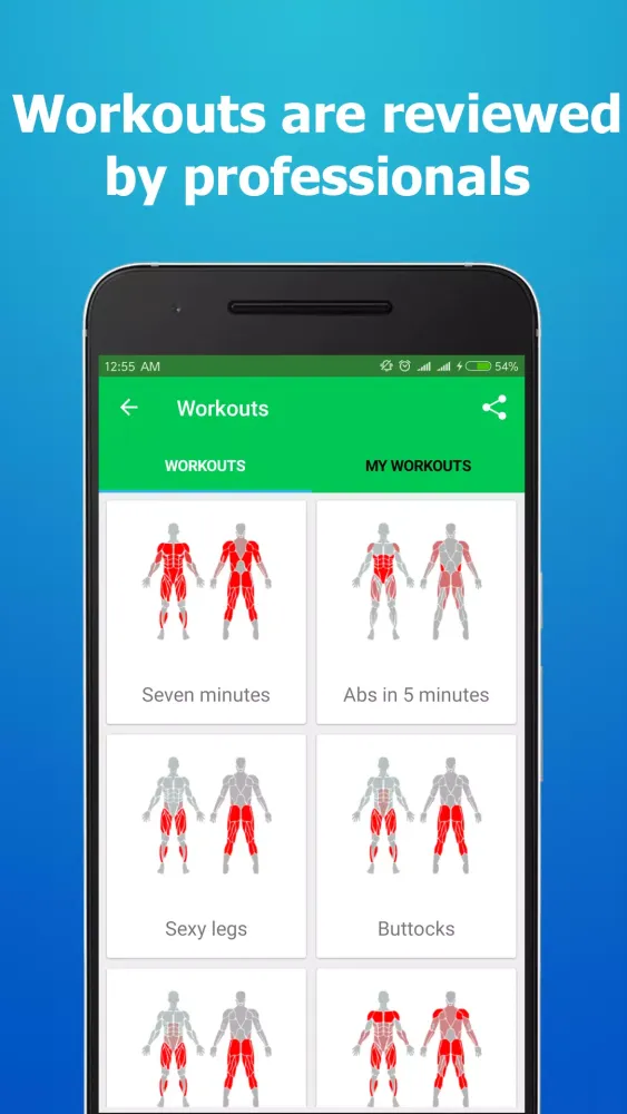 Home Workouts Ekran Görüntüleri