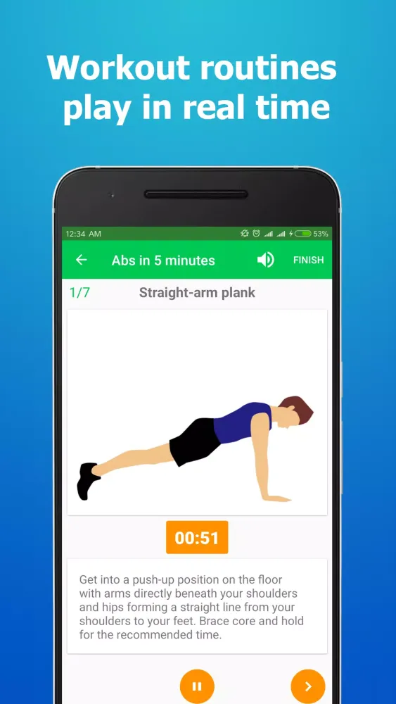 Home Workouts Ekran Görüntüleri