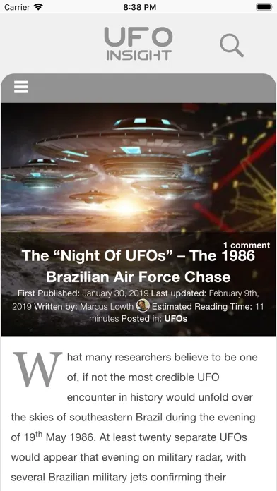 UFO Insight Screenshots