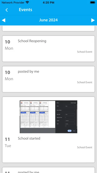 School Diary Ekran Görüntüleri