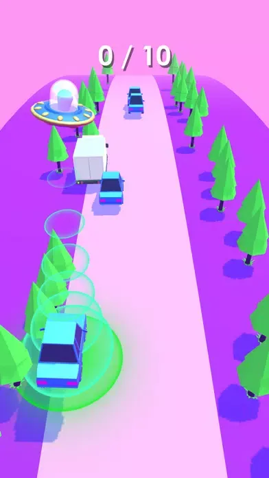 ภาพหน้าจอของ UFO Dash & Guzzle