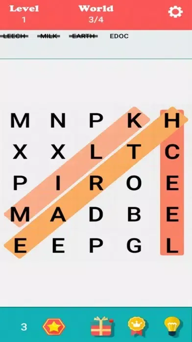 Tangkapan layar Word Search-Be Word Master