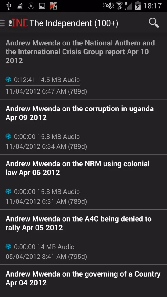 Uganda Newsfeed Screenshots