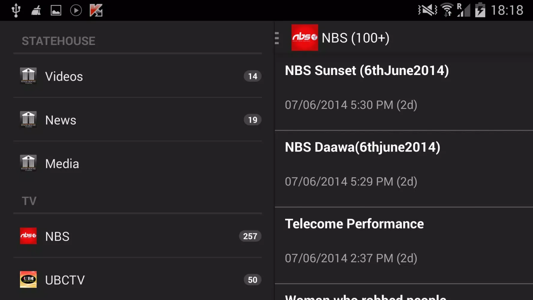 Uganda Newsfeed Screenshots