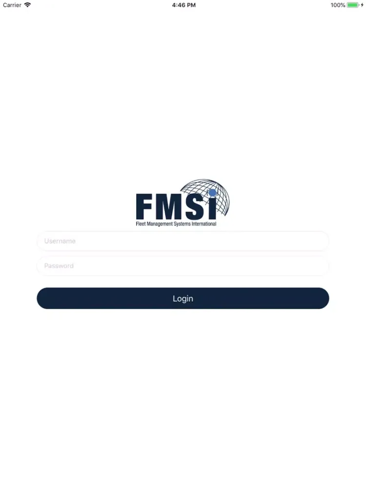 Tangkapan skrin FmsiTrack Lite iPad 