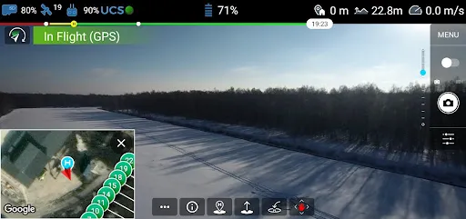 Screenshot di UgCS for DJI