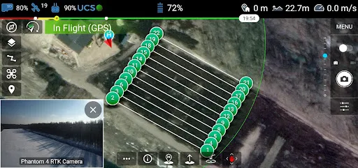 Screenshot di UgCS for DJI