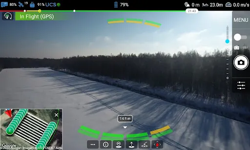 Screenshot di UgCS for DJI