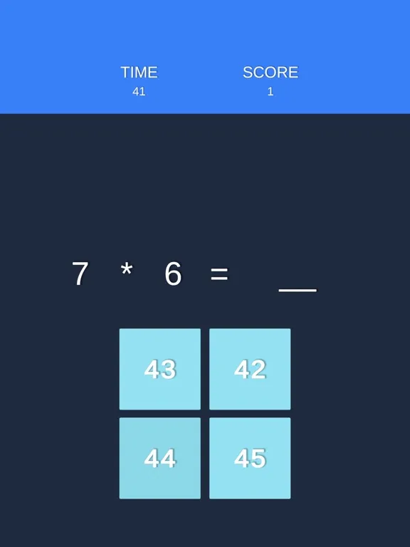 Math Test Quick iPad 應用截圖