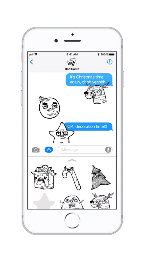 Capturas de pantalla de Ugly X-Mas Stickers