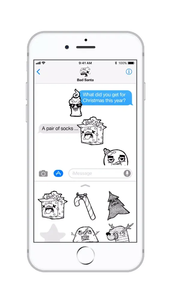 Capturas de pantalla de Ugly X-Mas Stickers