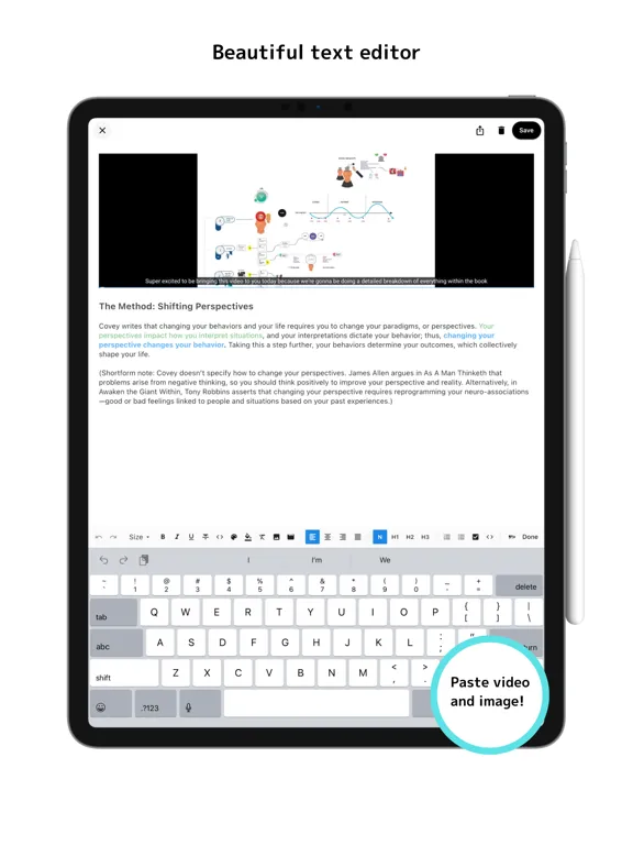 Reading tracker BookNotes iPad  Screenshots