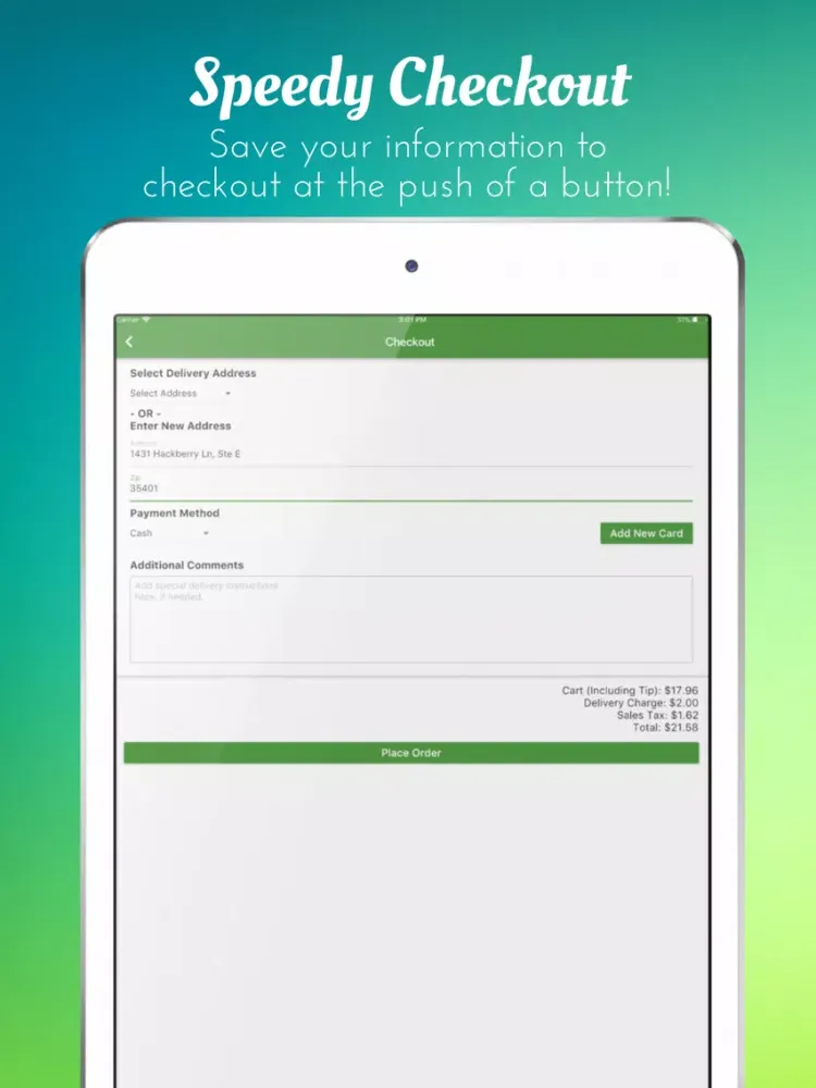 Ugo - Convenience Delivery iPad  Ekran Görüntüleri