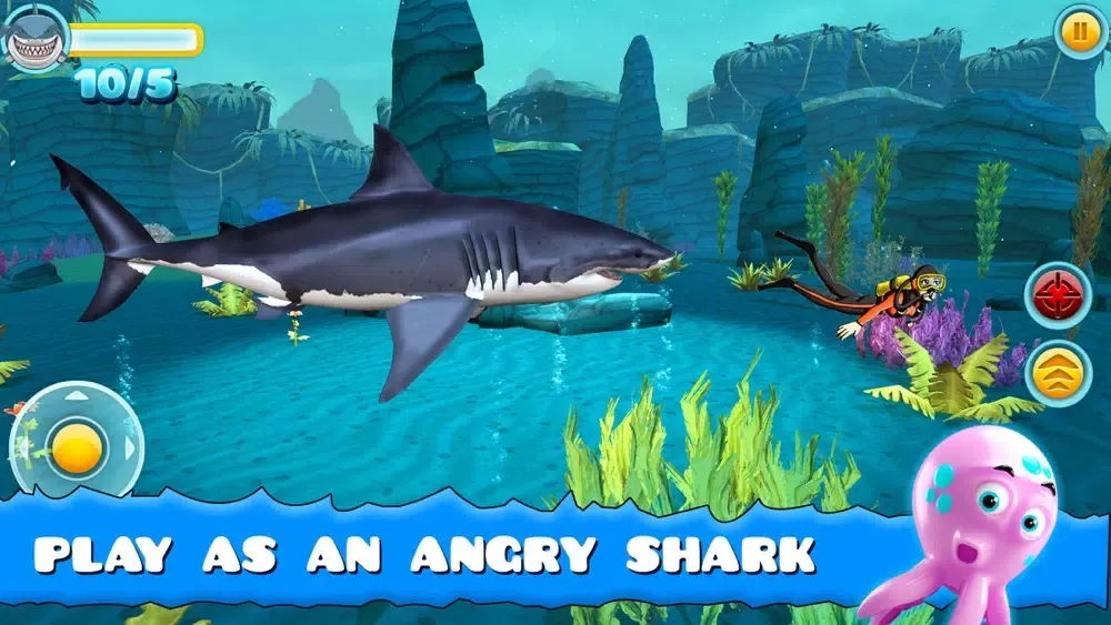 Capturas de tela do Hungry Fish Feed And Grow