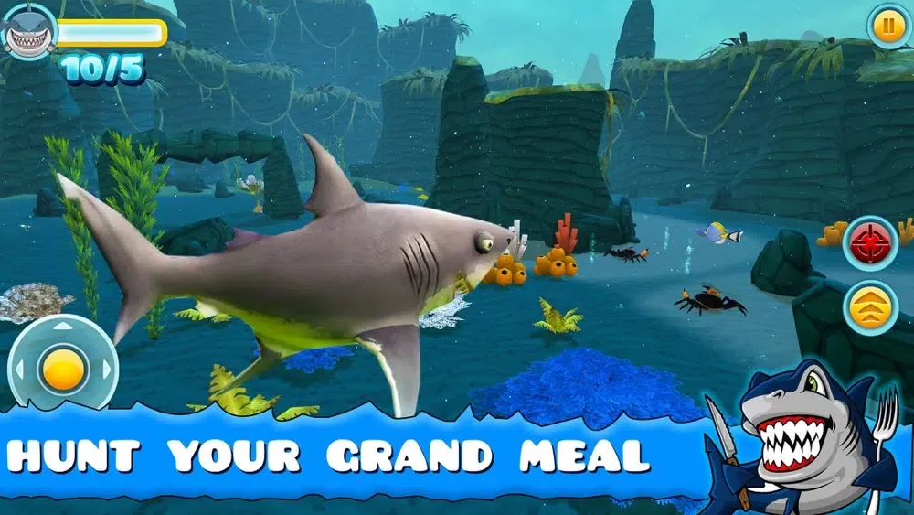 Capturas de tela do Hungry Fish Feed And Grow