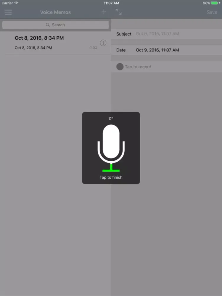 Ảnh chụp màn hình của Voice Recorder Pro - audio memos iPad 