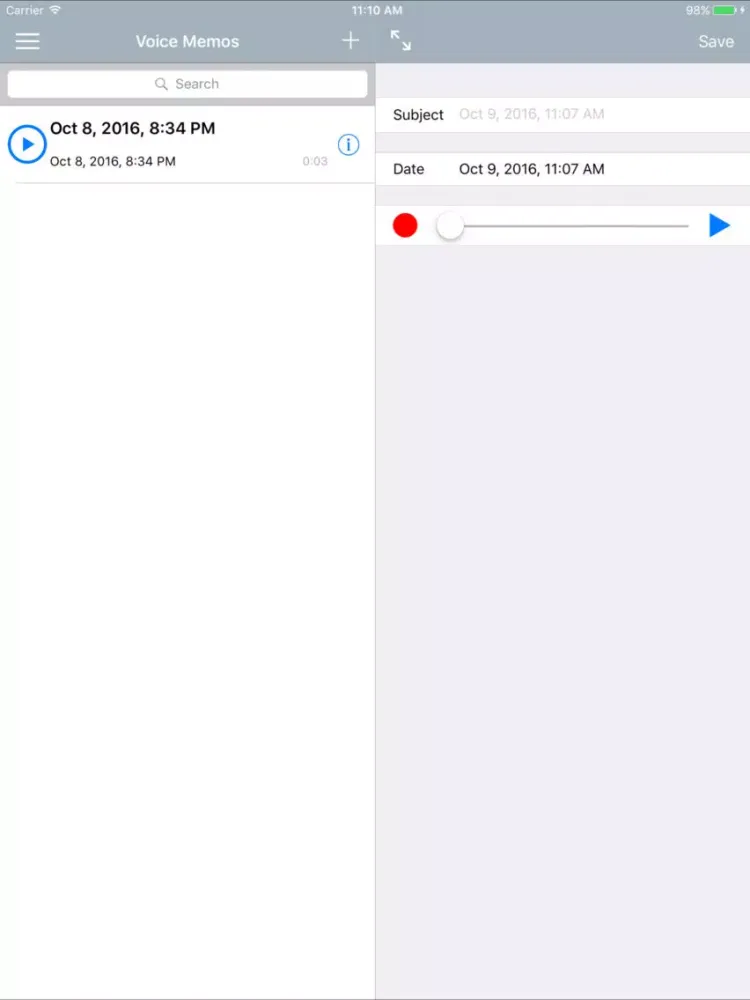 Ảnh chụp màn hình của Voice Recorder Pro - audio memos iPad 