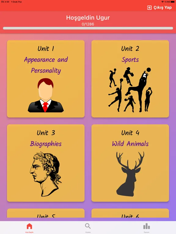 Capturas de tela do Lucky 7. Sınıf İngilizce iPad 